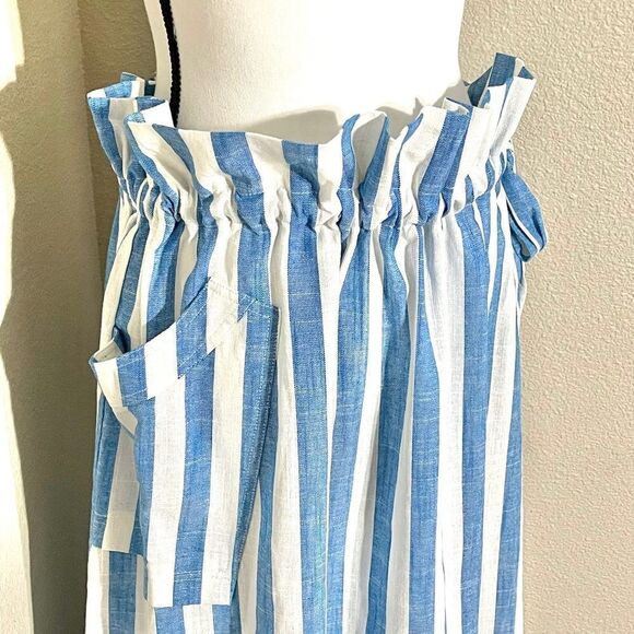 WHY Dress Linen Blend Drawstring Pockets Skirt - Picture 6 of 12